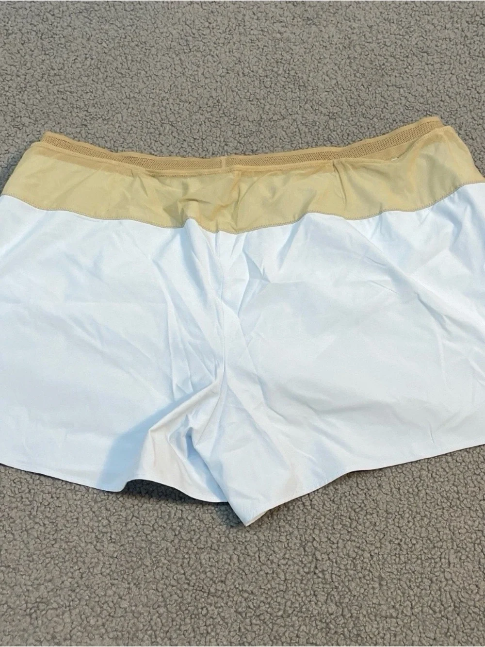 The North Face Mens Light Range Running Shorts XXL Blue Khaki 4 Inch Athletic